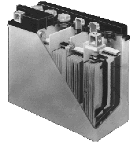 Sectional Picture of a Battery (13K)