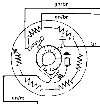 General arrangement of the MZ 6v dynamo (6K)